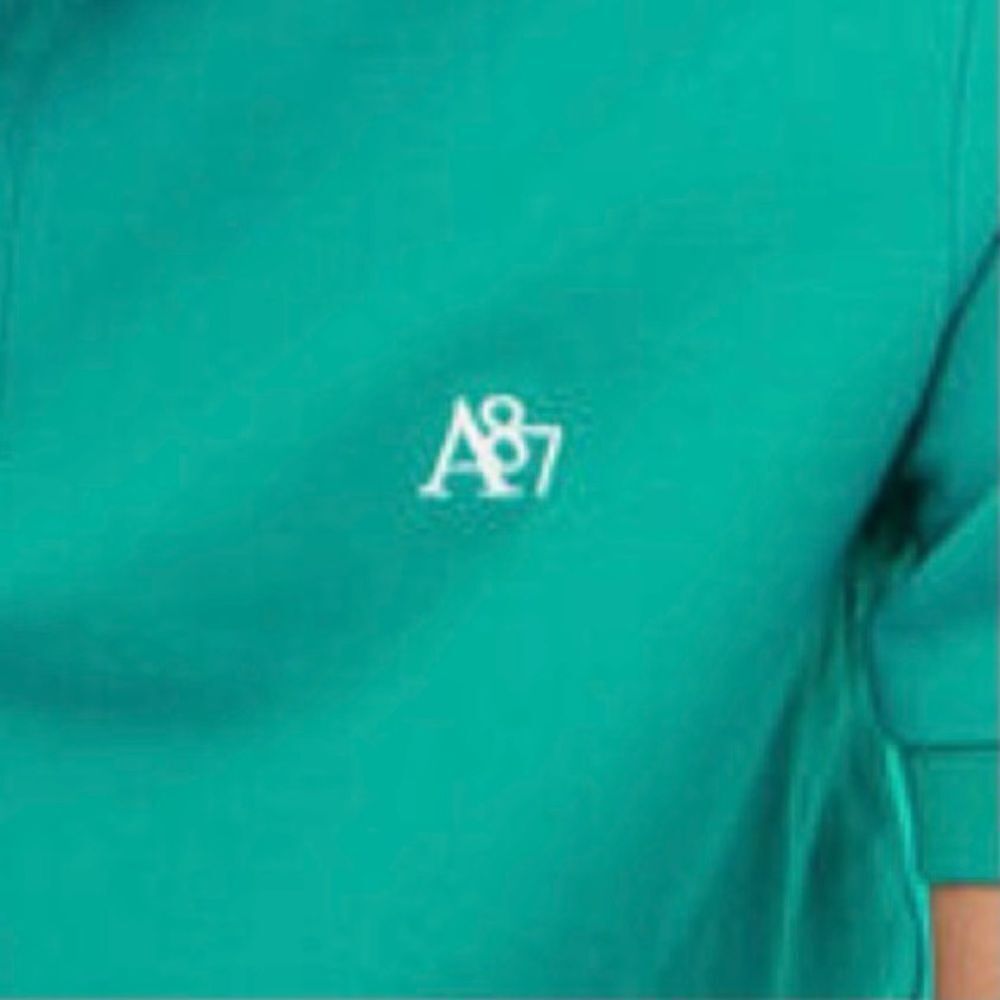NWT Aeropostale Men Green Pique Knit Polo T Shirt - Picture 3 of 5